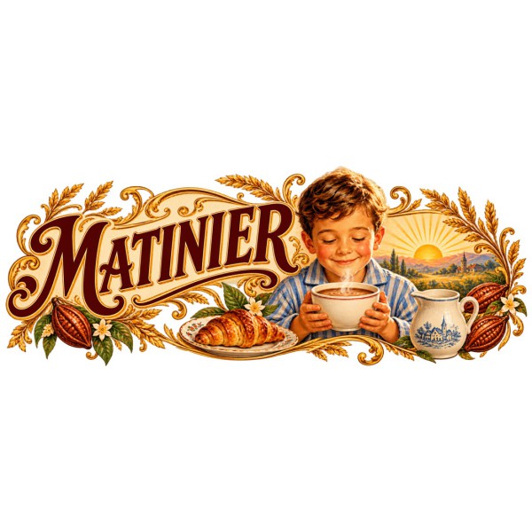 Mug chocolat - Matinier, décor à plat