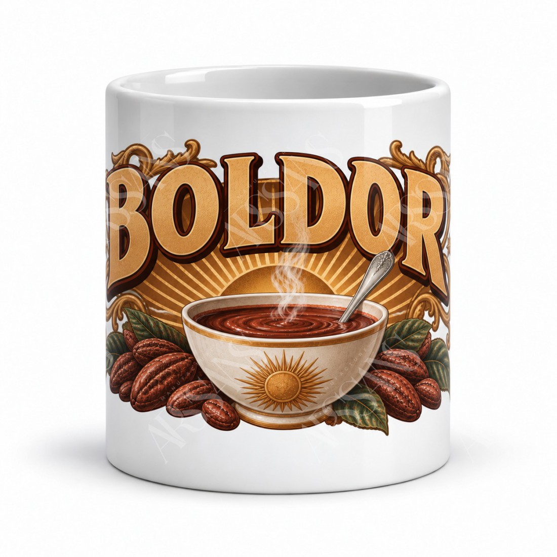 Mug chocolat - Boldor, vue de face