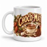 Mug chocolat - Choco-Matin, anse à gauche