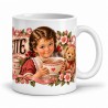 Mug chocolat - Nénette, anse à droite