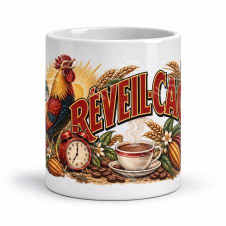 Mug chocolat - Réveil-Cacao, vue de face