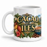 Mug chocolat - Cacao des Îles, anse à gauche