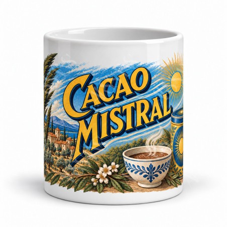 Mug chocolat - Cacao Mistral, vue de face