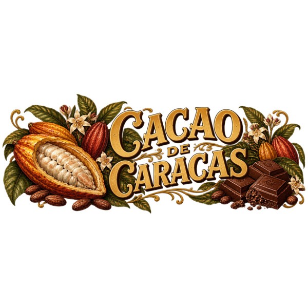 Mug chocolat - Cacao de Caracas, décor à plat