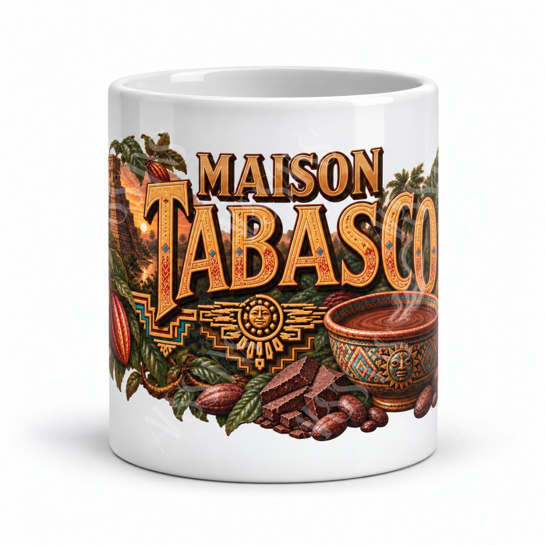 Mug chocolat - Maison Tabasco, vue de face