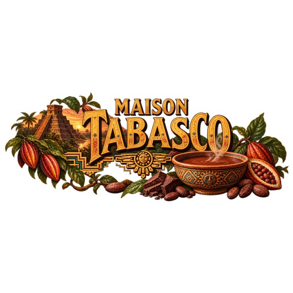 Mug chocolat - Maison Tabasco, décor à plat