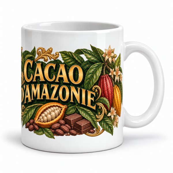Mug chocolat - Cacao d’Amazonie, anse à droite