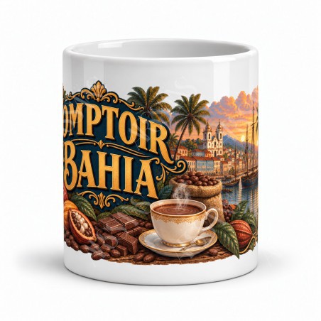 Mug chocolat - Comptoir Bahia, vue de face