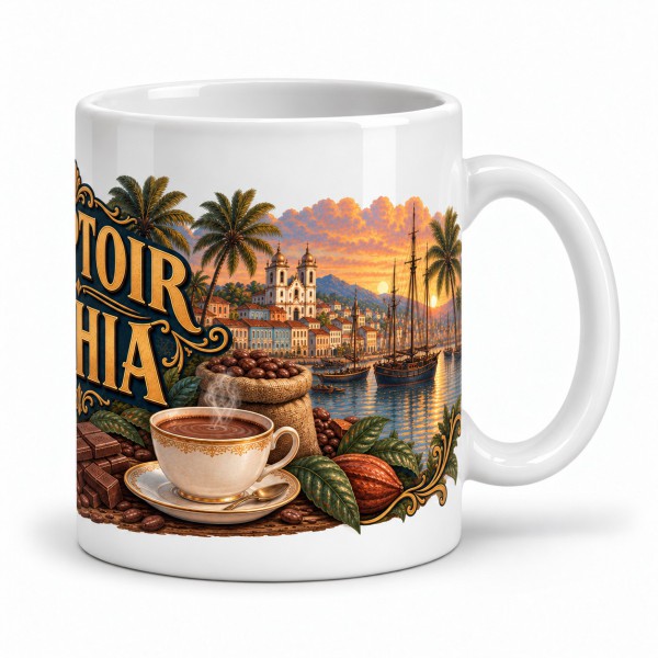 Mug chocolat - Comptoir Bahia, anse à droite