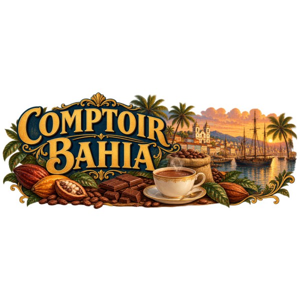 Mug chocolat - Comptoir Bahia, décor à plat