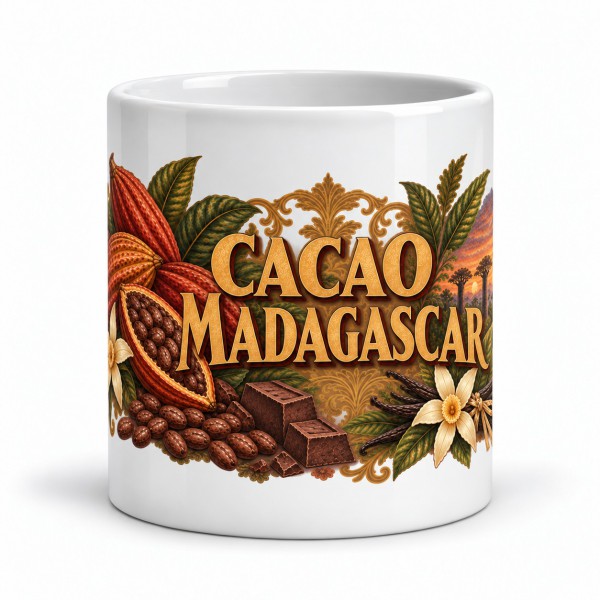 Mug chocolat - Cacao Madagascar, Manufacture Arssans