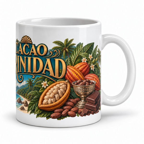 Mug chocolat - Cacao Trinidad, anse à droite