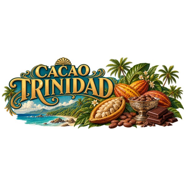 Mug chocolat - Cacao Trinidad, décor à plat