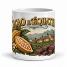 Mug chocolat - Cacao d’Équateur, vue de face