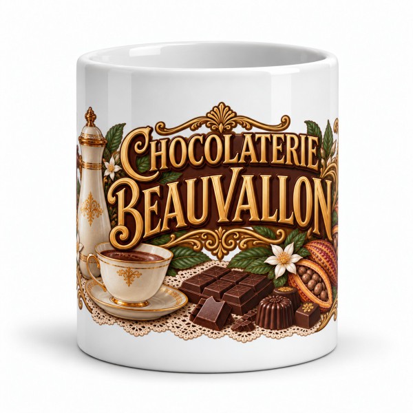 Mug chocolat - Chocolaterie Beauvallon, Manufacture Arssans
