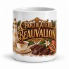 Mug chocolat - Chocolaterie Beauvallon, vue de face