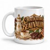 Mug chocolat - Chocolaterie Beauvallon, anse à gauche