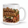 Mug chocolat - Chocolaterie Beauvallon, anse à droite