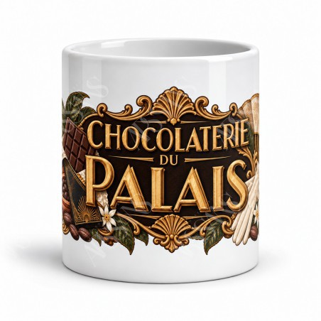 Mug chocolat - Chocolaterie du Palais, vue de face