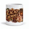 Mug chocolat - Cacao Cheminée, vue de face