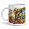 Mug chocolat - Chocolaterie des Alpes, anse à gauche