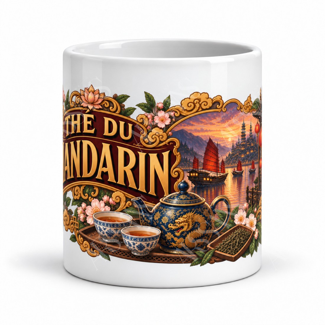 Mug thé - Thé du Mandarin, vue de face