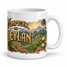 Mug thé - Comptoir de Ceylan, anse à droite