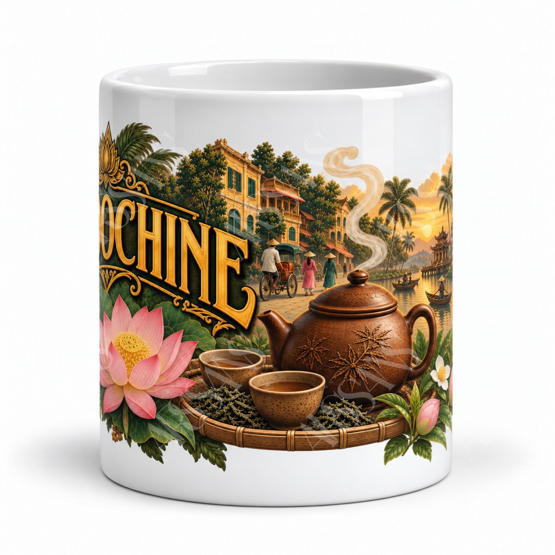 Mug thé - L’Indochine, vue de face