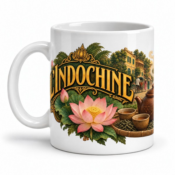 Mug thé - L’Indochine, anse à gauche