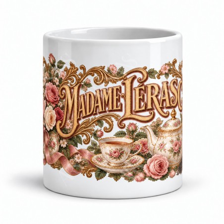 Mug thé - Madame Lérasc, vue de face