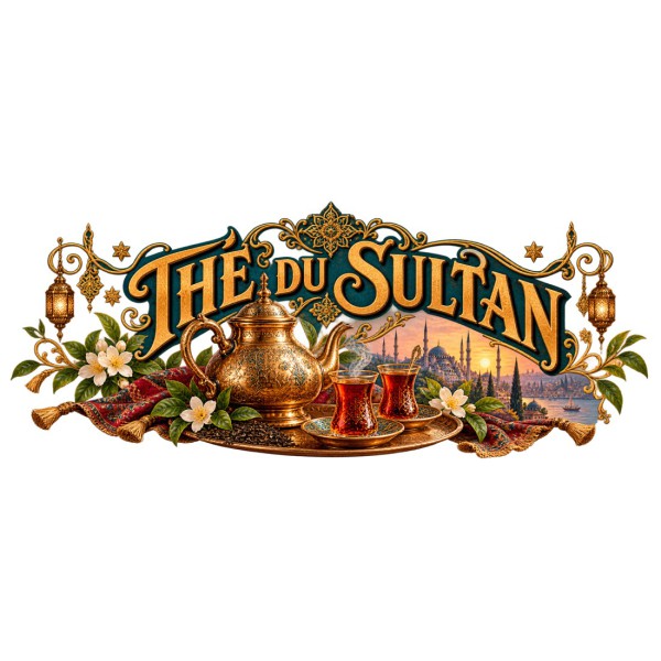 Mug thé - Thé du Sultan, décor à plat