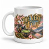 Mug thé - Thé Vert Fuji, anse à gauche