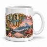 Mug thé - Thé Vert Fuji, anse à droite