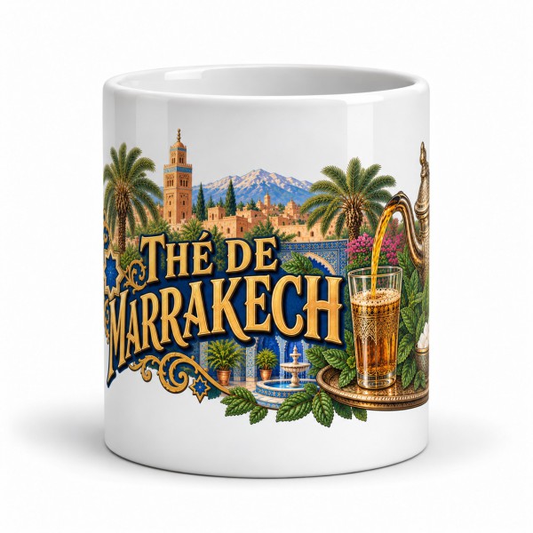 Mug thé - Thé de Marrakech, Manufacture Arssans