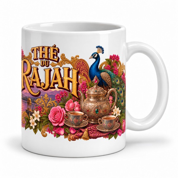 Mug thé - Thé du Rajah, anse à droite