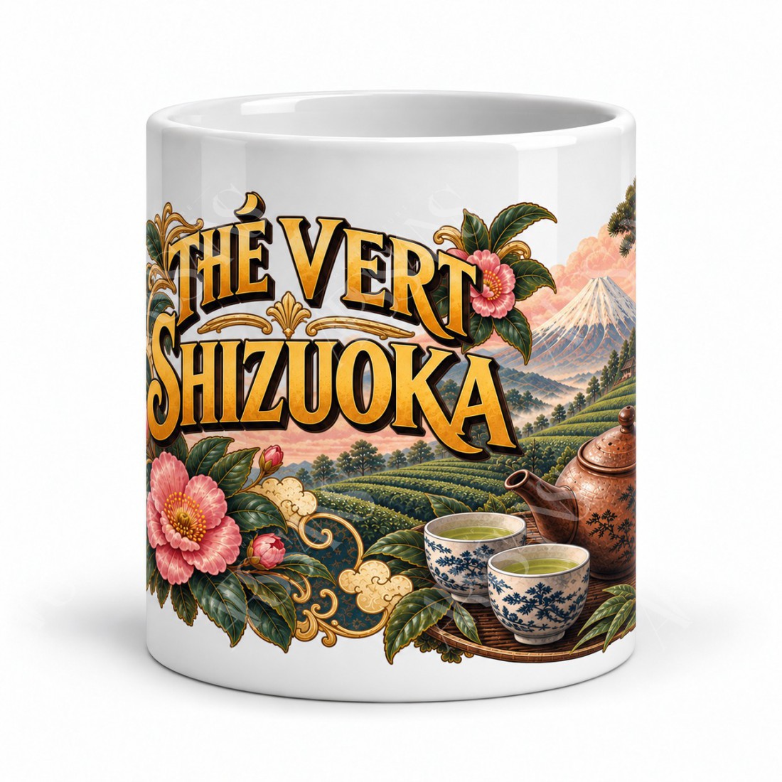 Mug thé - Thé Vert Shizuoka, vue de face