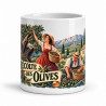 Mug Provence - La récolte des olives, vue de face