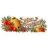 Mug Provence - Miel et coquelicots, décor à plat