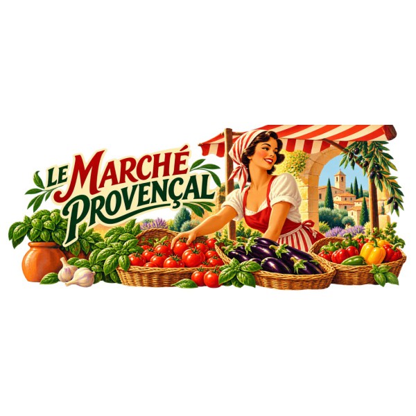 Mug Provence - Le marché provençal, décor à plat
