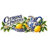 Mug Provence - Citrons et faïence, décor à plat