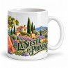 Mug Provence - La sieste sous le figuier, anse à droite