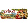 Mug Provence - Le café de la place, décor à plat