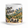 Mug Provence - La route des Alpilles, vue de face