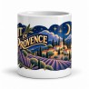 Mug Provence - Nuit étoilée en Provence, vue de face