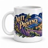 Mug Provence - Nuit étoilée en Provence, anse à gauche