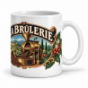 Mug café - La brûlerie, anse à droite