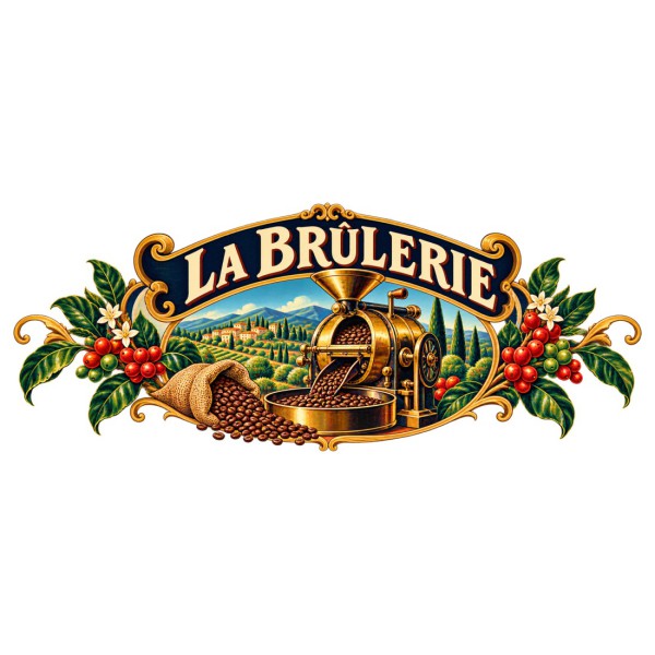 Mug café - La brûlerie, décor à plat