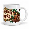Mug café - Le comptoir des cafés, anse à droite