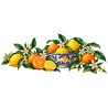 Mug gourmand - Citrons et fleurs d’oranger, décor à plat