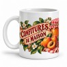 Mug gourmand - Confitures de maison, anse à gauche